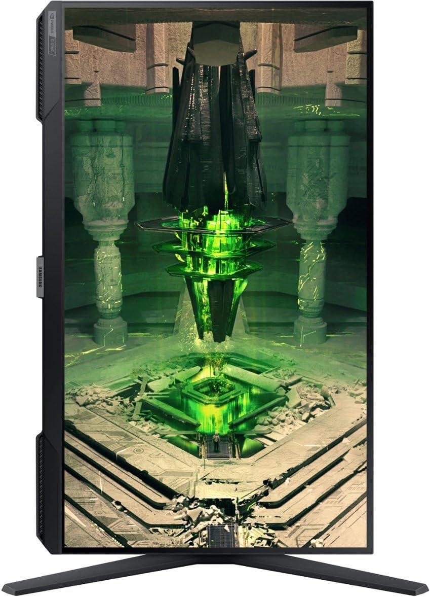 SAMSUNG SAMSUNG 27" Odyssey G4 Series FHD Gaming Monitor, IPS, 240Hz, 1ms, G-Sync Compatible, AMD FreeSync Premium, Ultrawide Game View, HDR 10, DisplayPort, HDMI, Black, with MTC HDMI Cable