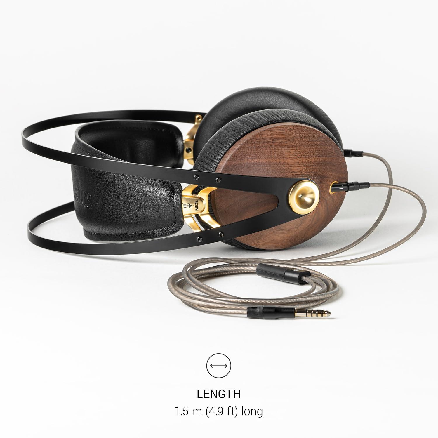 MEZE AUDIO MEZE AUDIO | 4.4mm OFC Upgrade Balanced Cable for 99 Series | Silver-Plated OFC Copper | 4.4mm Male to Dual TS Mono 3.5mm Male Connector Plug | Cable Length 1.50m/4.9ft