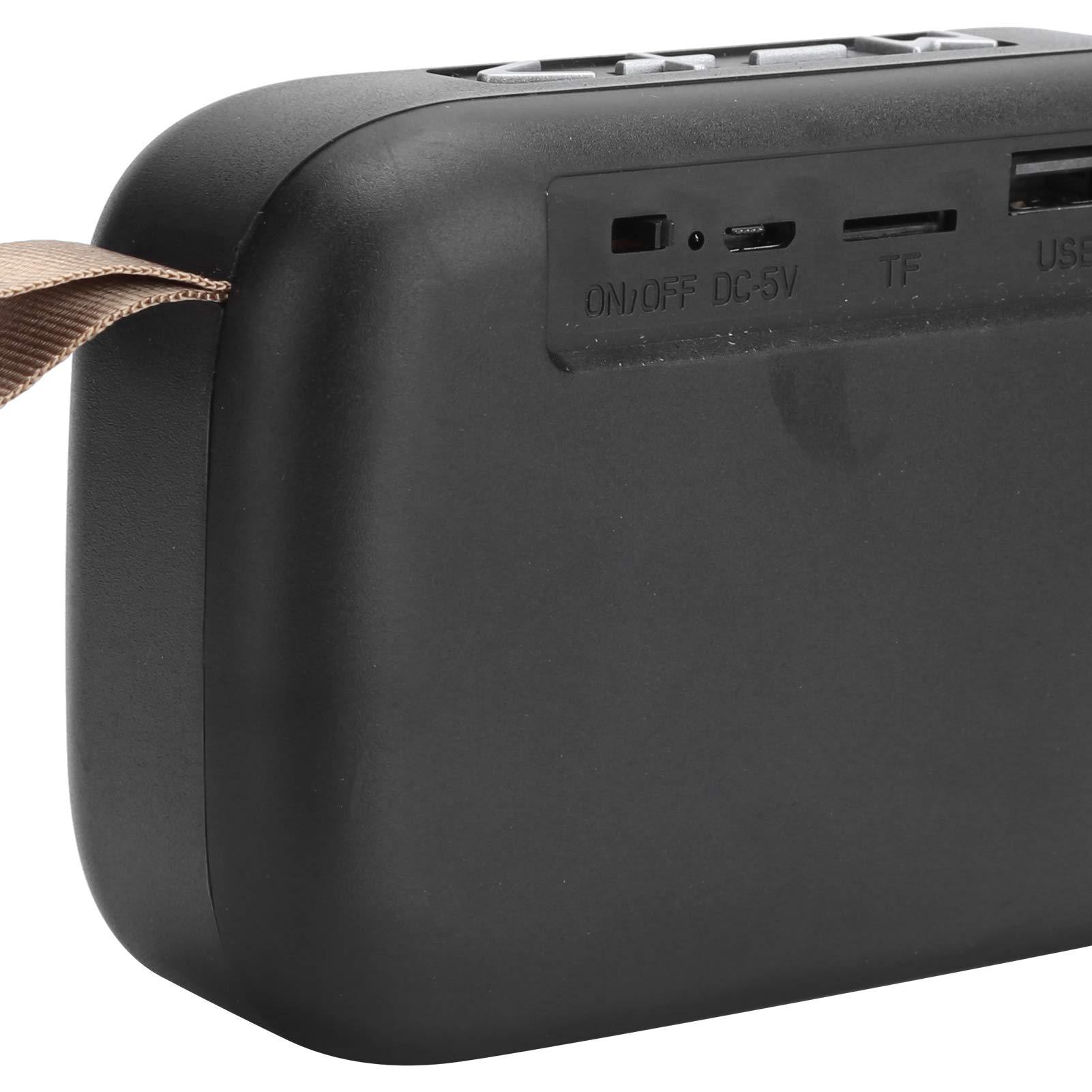 Dilwe Dilwe Bluetooth Speaker, Stereo Portable USB Mini Subwoofer with FM Radio, HiFi Sound Quality Bluetooth Speaker Suitable for Outdoor Activities(Blue)