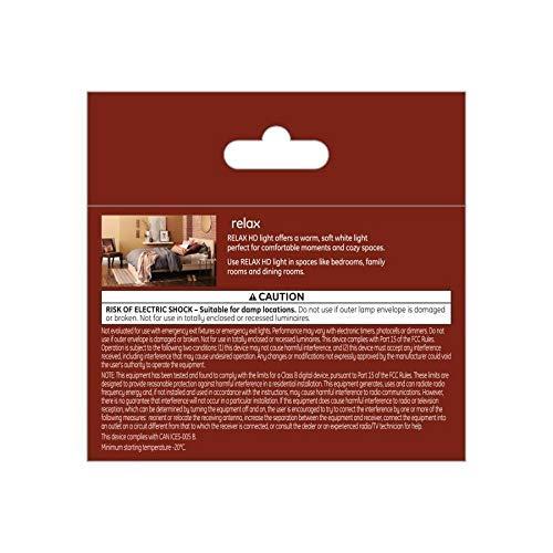 GE GE Relax 40-Watt EQ Soft White Dimmable Globe Light Bulb (2-Pack)