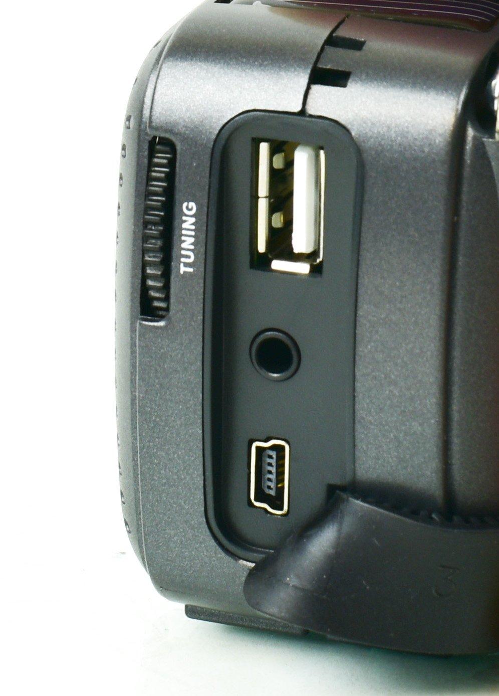 Kaito Kaito V1 Voyager Solar/Dynamo AM/FM/SW Emergency Radio with Cell Phone Charger and 3-LED Flashlight, Green