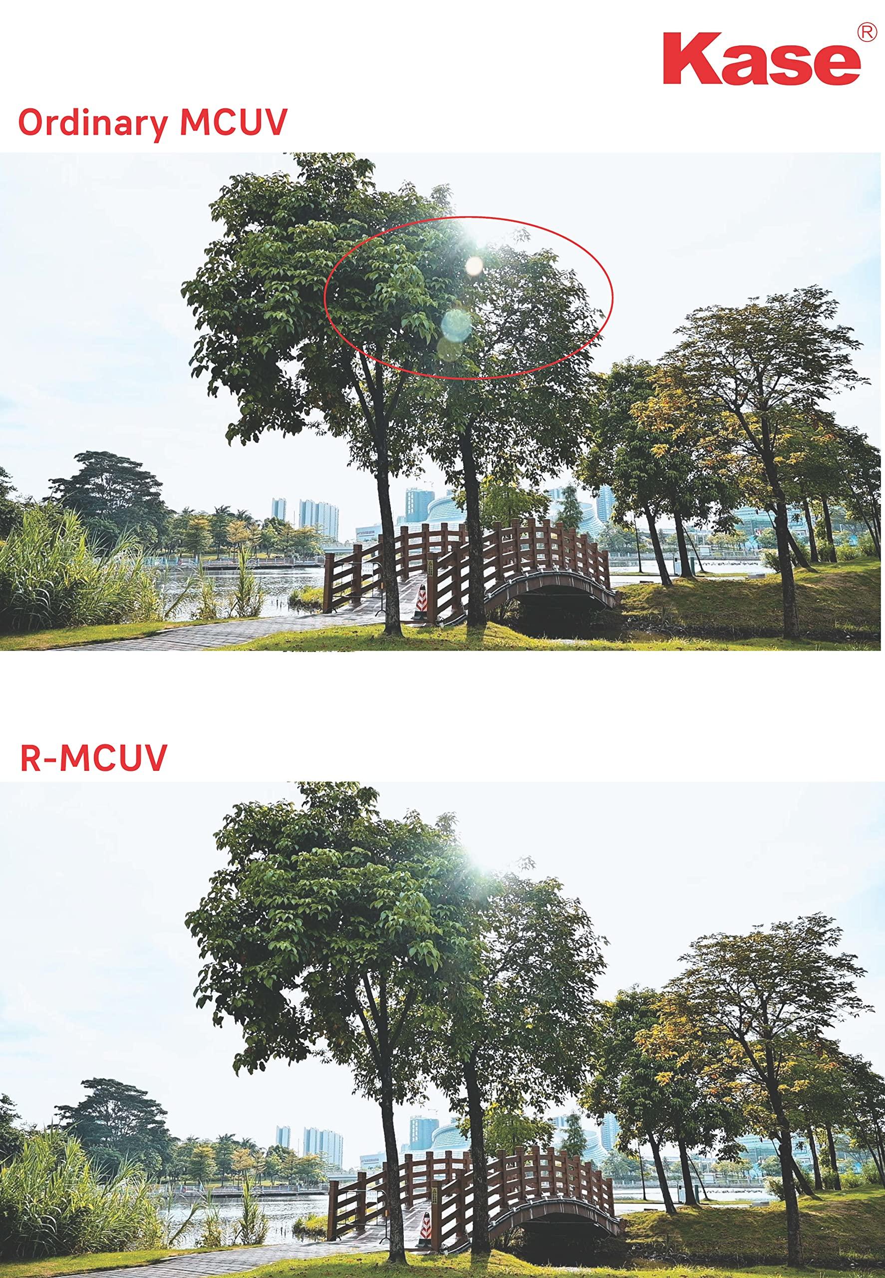 Kase KASE 58mm R-MCUV Screw-in Filter Anti-Ghosting Anti-Flare Low Reflection Optical Glass