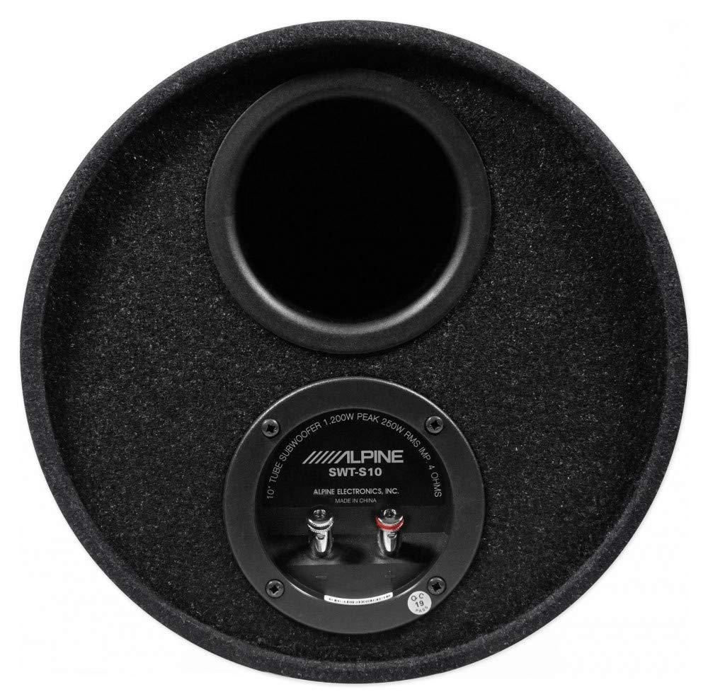 Alpine Alpine SWT-S10 1200W Max (250W RMS) Single 10\" Sealed Subwoofer.