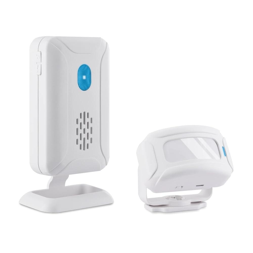 HASANBAY Motion Sensor Door Chime for Business,Store Welcome Buzzer Monitor, Commercial Door Entry Alert,Motion Detector Alarm,Outdoor Doorbell Kit Wireless Driveway Alert,Doorbell Chime for Business/Home