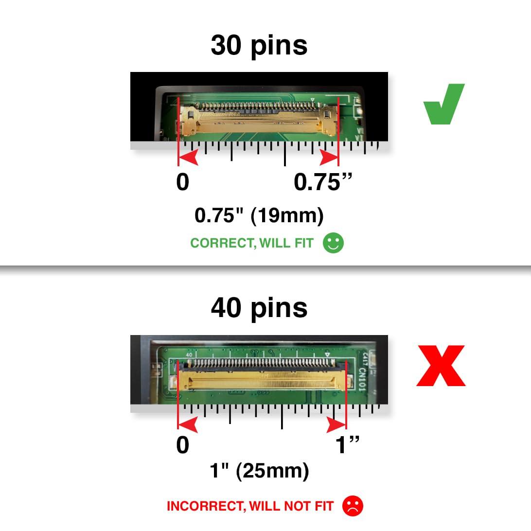 LCDBros LCDBros Replacement Screen for HP Stream 14-CB164WM 30 Pins HD 1366x768 Glossy LED LCD with Tools