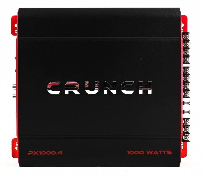 Crunch Crunch 4 Channel 1000 Watt Amp A/B Class Car Stereo Amplifier | PX-1000.4 (4 Pack)