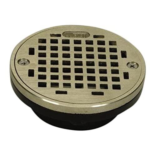 ProFlo PROFLO PF42874 PROFLO PF42874 2" or 3" PVC Shower Drain with 4" Nickel Strainer