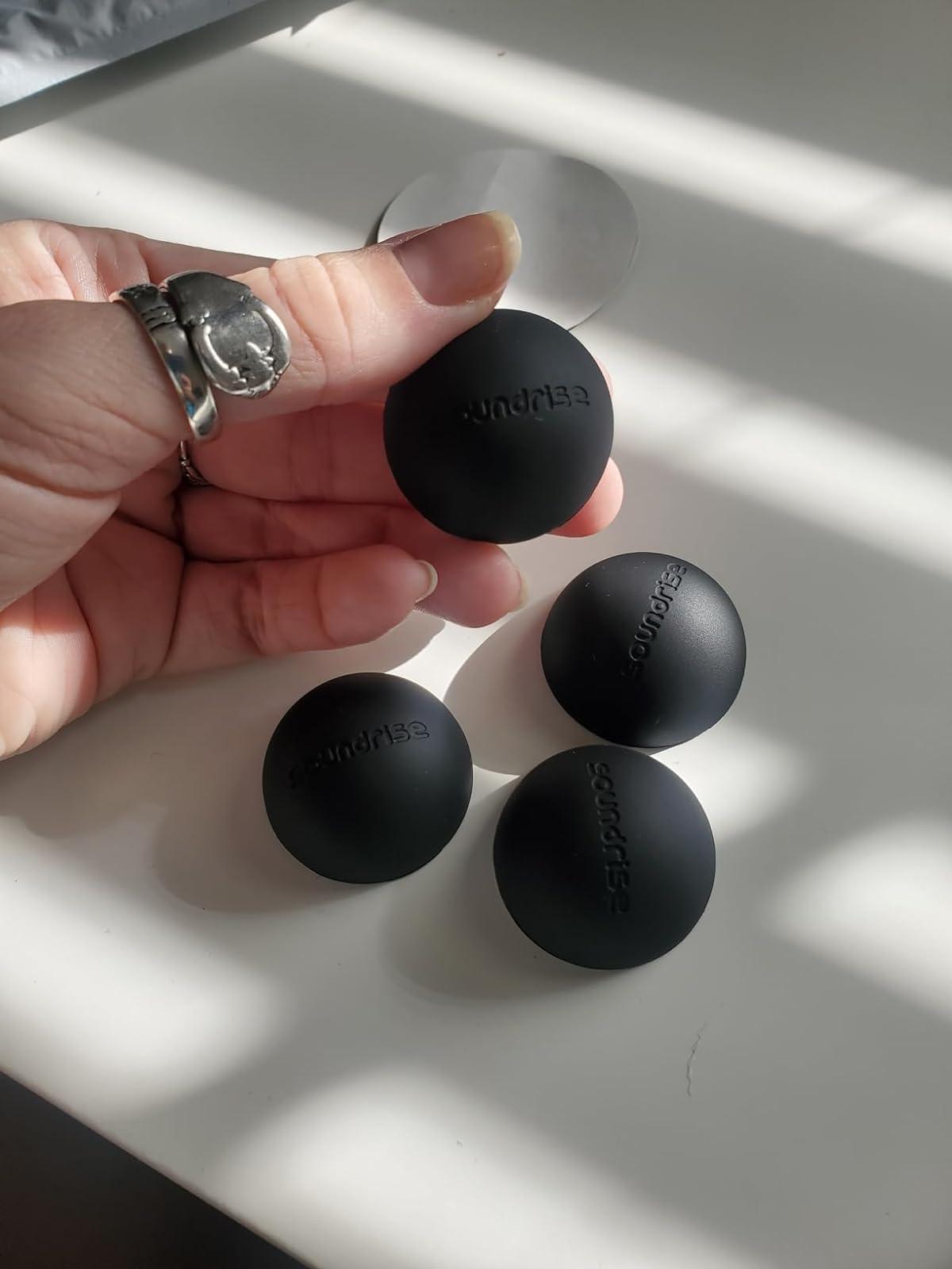 Soundrise Soundrise DOMES Isolation Pads - Sound Dampening & Anti-Vibration Silicone Feet - Audio Isolation Feet for Subwoofers, Speakers & Turntables - Peel & Stick, Durable Class-A Silicone, Non-Slip (8-Pack)