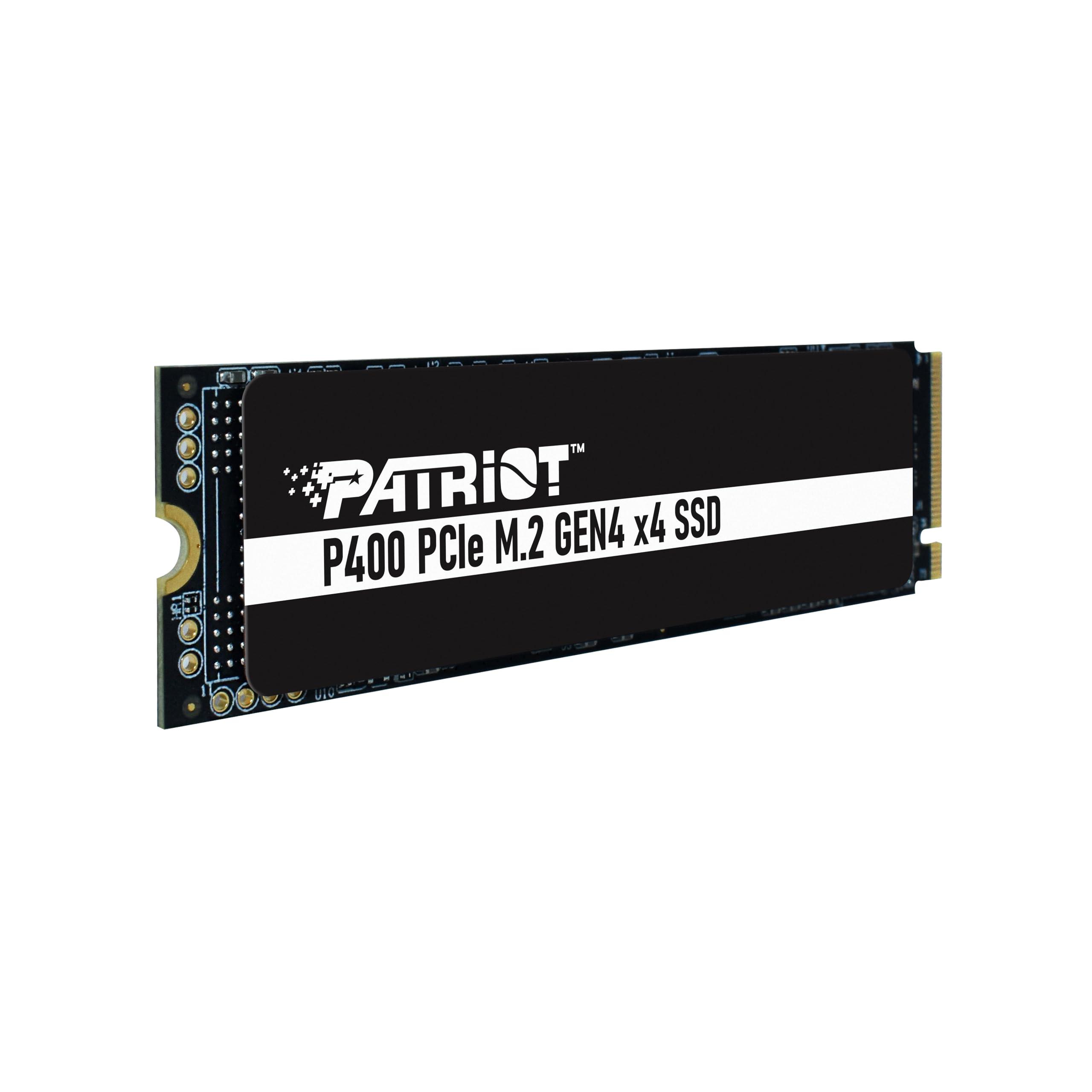 Patriot Memory Patriot P400 2TB Internal SSD - NVMe PCIe M.2 Gen4 x 4 - Compatible with PS5 Solid State Drive - P400P2TBM28H