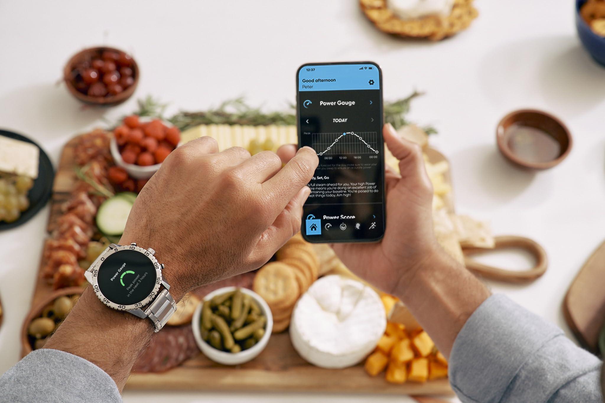 Citizen Citizen CZ Smart PQ2 44MM Sport Smartwatch with YouQ App with IBM Watson AI and NASA research, Wear OS by Google, HR, GPS, Fitness Tracker, Amazon Alexa, iPhone Android Compatible, IPX6 Rating