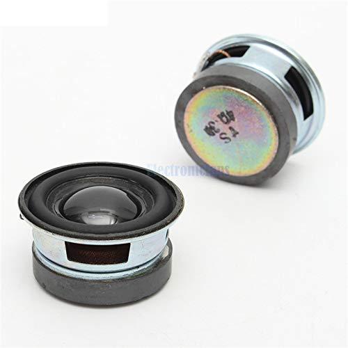 Phoncoo 2PCS A lot Acoustic Speaker 4 Ohm 3W 40MM Speaker 36MM External Magnetic Black Hat PU Edge Acoustic Components
