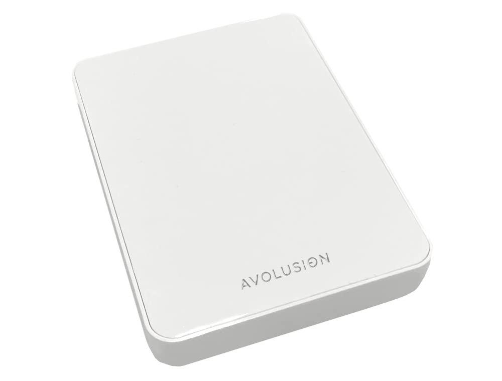 Avolusion Avolusion Z1-S 500GB USB 3.0 Portable External Gaming Hard Drive - White (for PS4, Pre-Formatted) - 2 Year Warranty (Renewed)