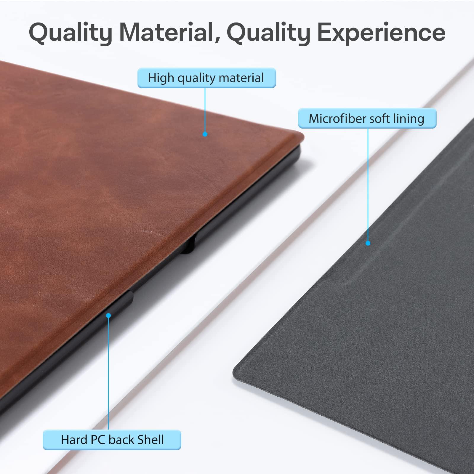 CoBak CoBak Case for Remarkable 2 Paper Tablet - Lightweight and Hard Back Shell Protective Book Folio Cover with Built-in Pen Holder - for 10.3\" 2020 Released (Brown)