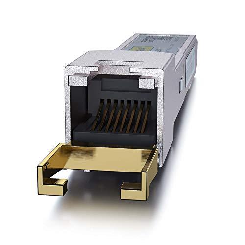 10Gtek 10GBase-T SFP+ to RJ-45 Transceiver, 10Gbe SFP+ to Copper Ethernet Module for Mikrotik S-RJ01, TP-Link TL-SM5310-T, Ubiquiti UniFi UF-RJ45-10G and More, RJ-45 SFP+ CAT.6a, up to 30-Meter