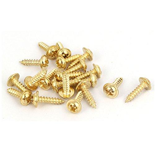 uxcell uxcell 25mm Length D-Ring Picture Photo Frame Strap Hangers Hooks 20PCS w Screws