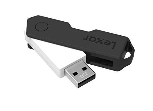 Lexar Lexar JumpDrive TwistTurn2 32GB USB 2.0 Flash Drive, Black (LJDTT2-32GABNABK)