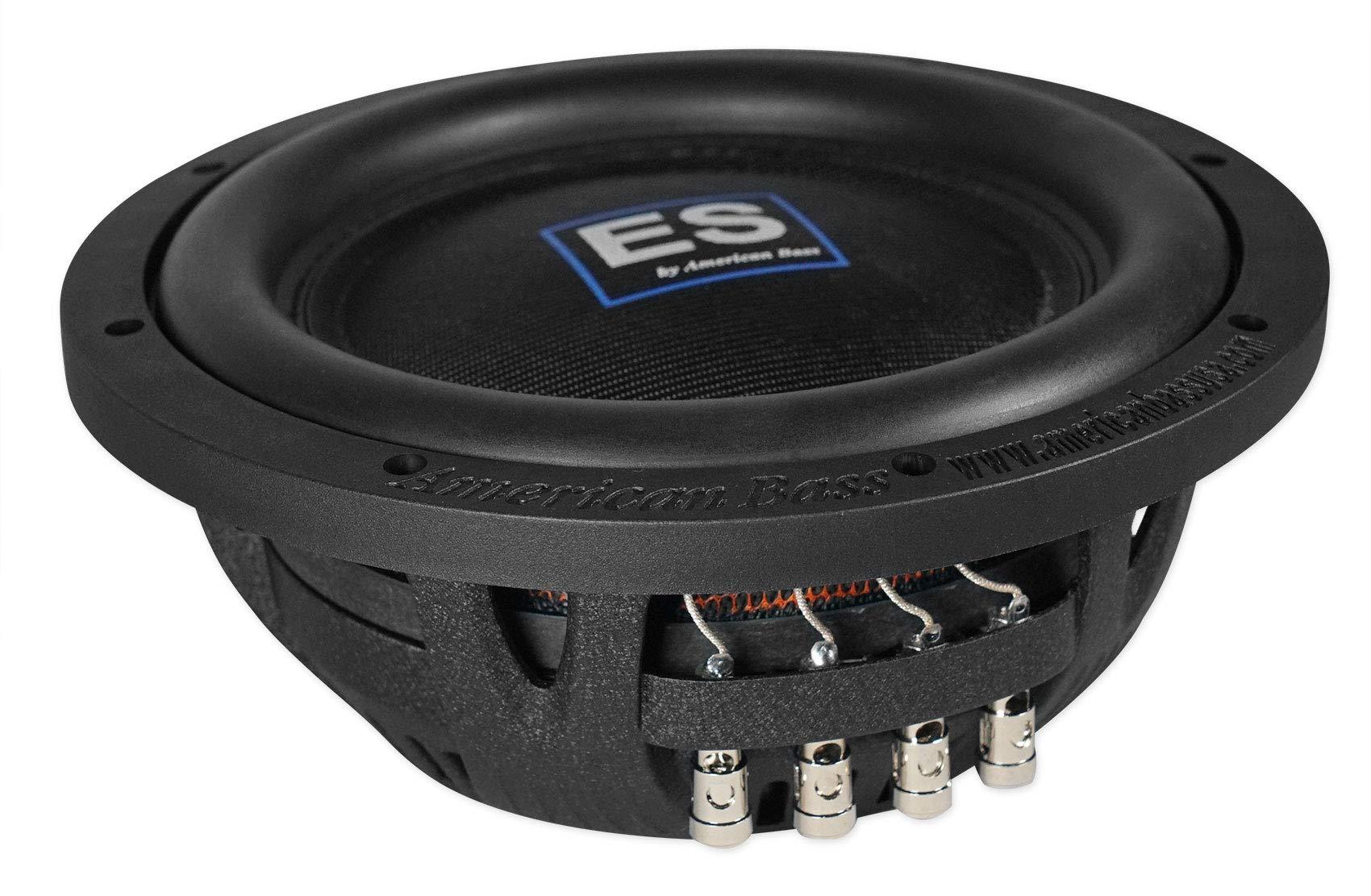 American Bass AMERICAN BASS 2 ES 1044 10\" 1000w Shallow Slim Car Subwoofers 4-Ohm Subs ES1044