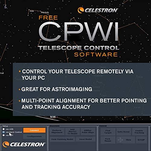 Celestron Celestron - NexStar 4SE Telescope - Computerized Telescope for Beginners and Advanced Users - Fully-Automated GoTo Mount - SkyAlign Technology - 40,000+ Celestial Objects - 4-Inch Primary Mirror