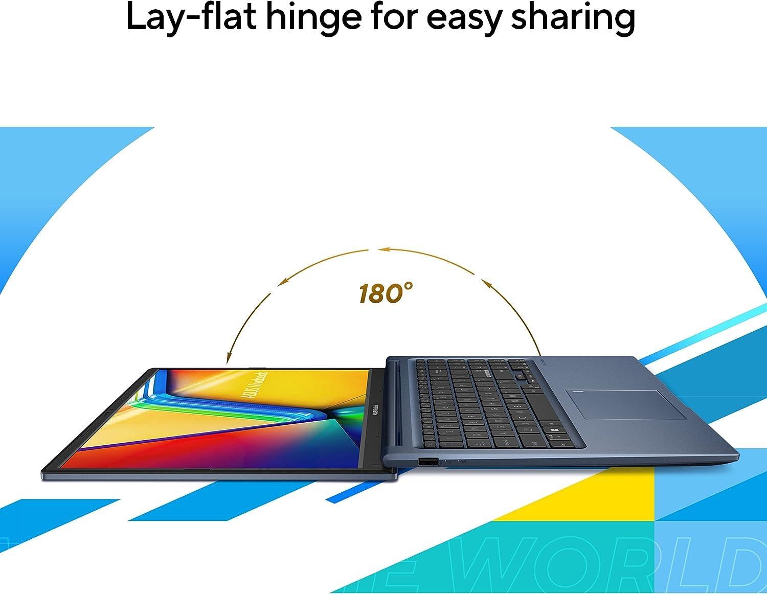 ASUS ASUS 2024 Newest Vivobook 15 Laptop for Student Business, 15.6" Full HD Display, Intel Core i3-1215U(6-Core, Up to 4.4GHz), 16GB RAM, 512GB SSD, UHD Graphics, Wi-Fi, Bluetooth, Win 11 S, with Mouse