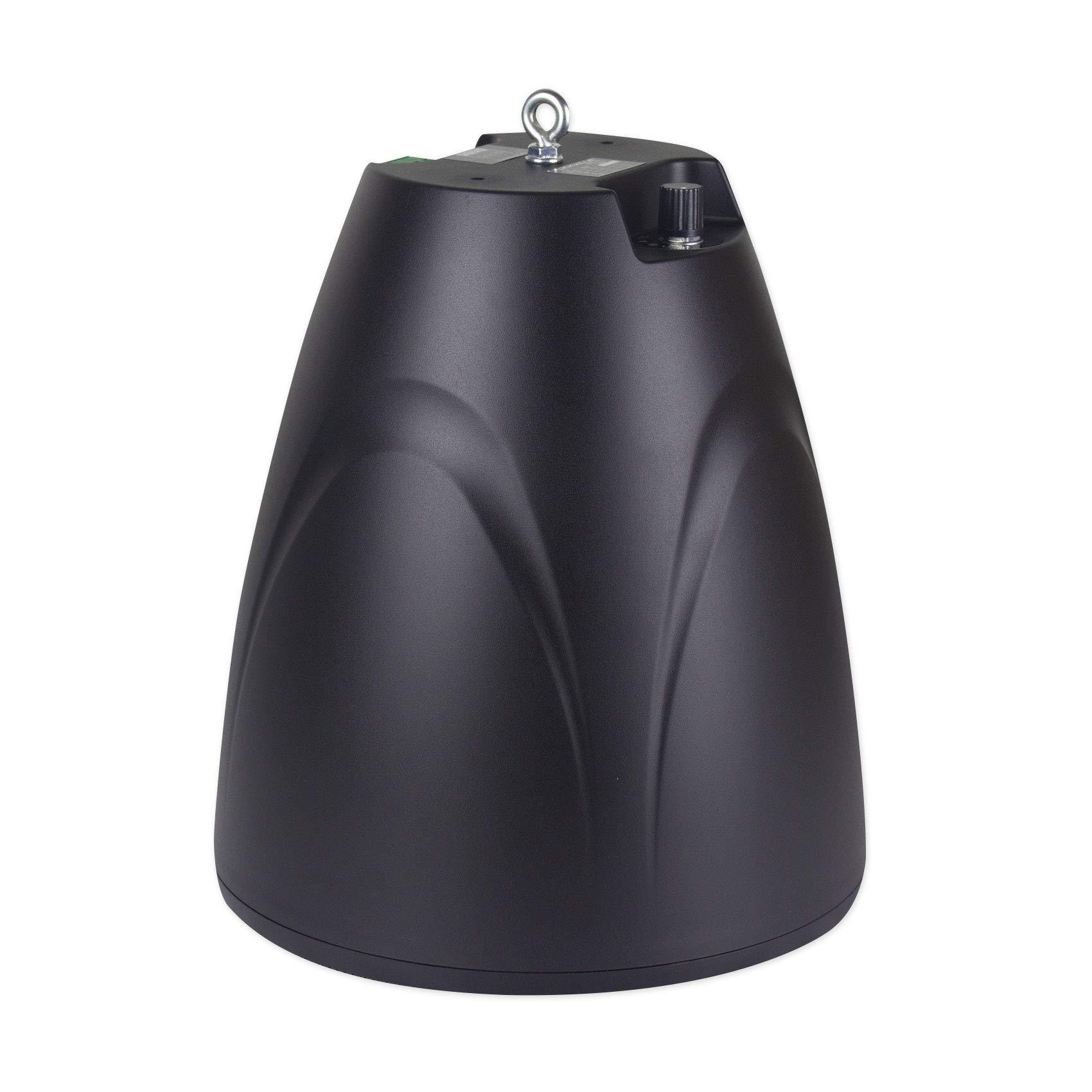 Rockville Rockville 6-Zone Amp Receiver+11 Black Pendant Speakers for Restaurant/Bar/Cafe