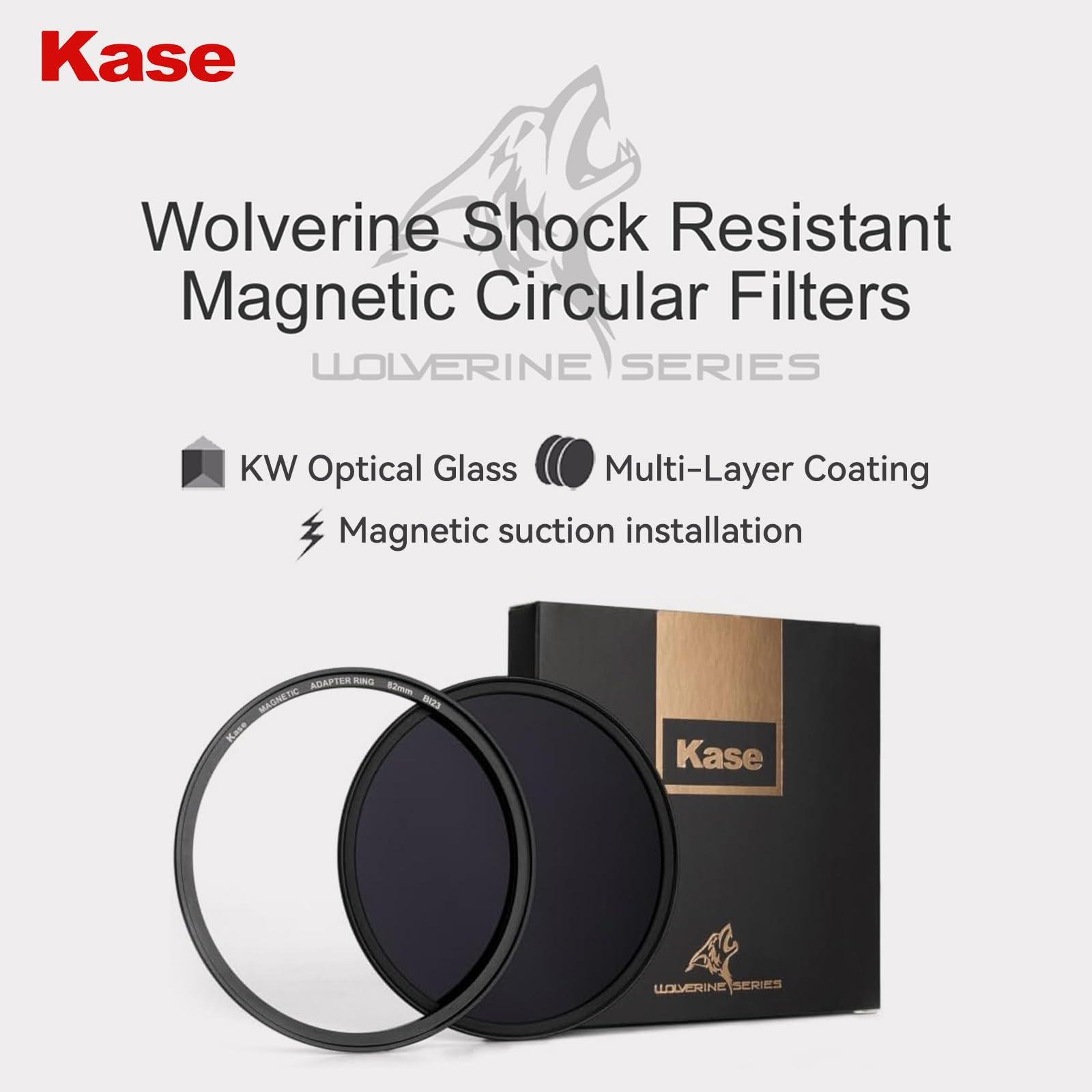Kase Kase Wolverine 58mm ND100000 16.5 Stop Magnetic Filter Incl Adapter Neutral Density Filters