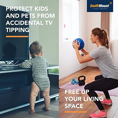 Swift Mount Swift Mount SWIFT410-AP Tilting TV Wall Mount for 26-inch to 55-inch TVs,Black