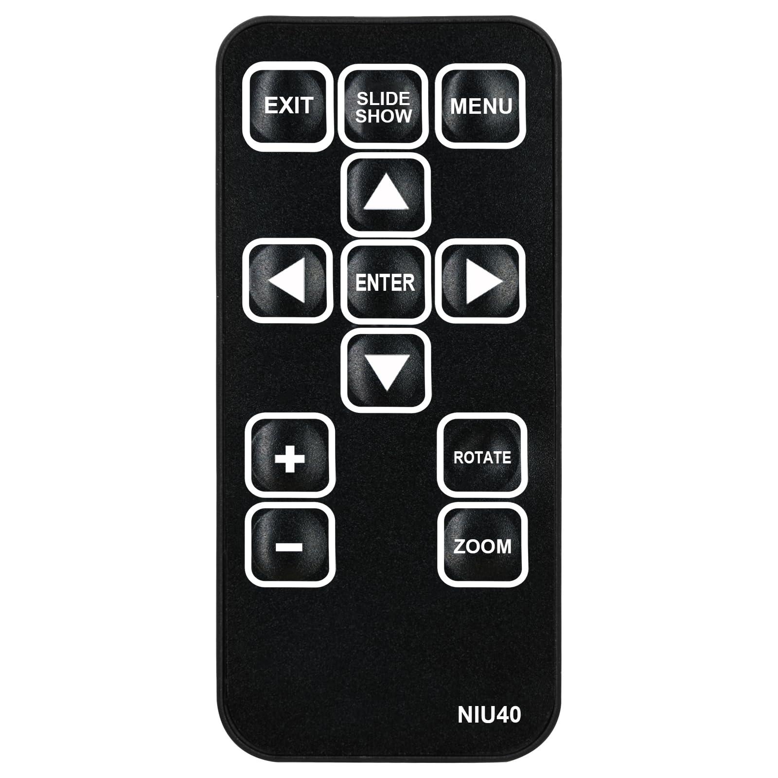 GENGQIANSI Replacement Remote Control for Pandigital Digital Photo Frame Bulletin Board PI7002AW PI9001DW PI1003DW PI8004W01 PI1002DW PI1051DWCB PAN7000DWFR PAN9000DWFR PAN7004AWBB PAN1200DWPTFR PAN1500DWPTFR