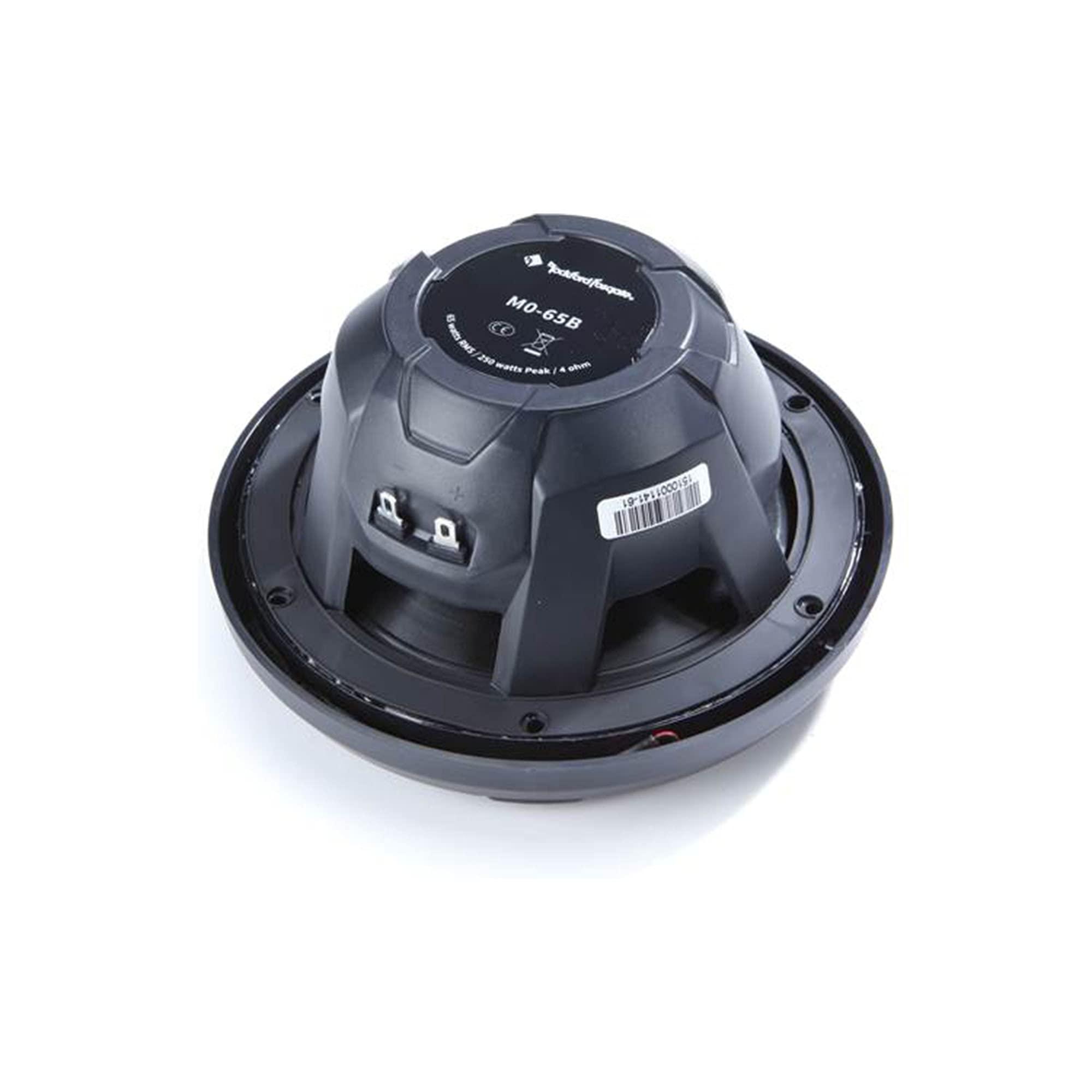 Rockford Fosgate Rockford Fosgate M0-65B 6.5 Marine 2-Way System with RZR14-FSE 6.5" Front Speaker Enclosures Compatible with Select 14+ RZR Models