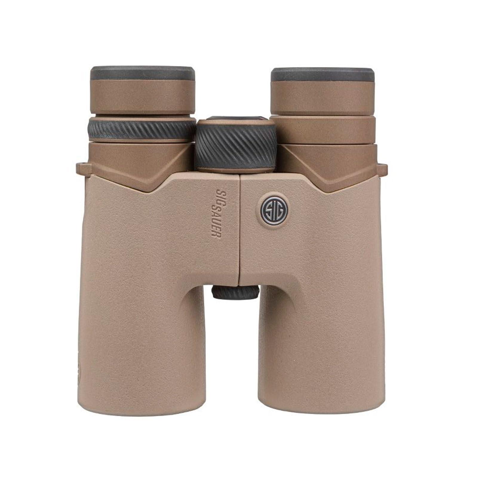 Sig Sauer SIG SAUER ZULU8 HDX 10x42mm Waterproof Fogproof Durable Bright Clear Precise Ergonomic Closed Bridge FDE Hunting Binoculars with Anti-Reflective Lenses - Molded EVA Carrying Case Included
