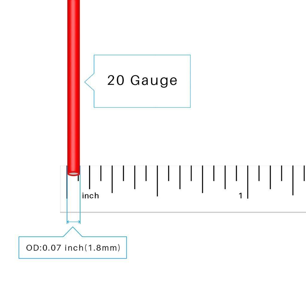 BNTECHGO BNTECHGO 20 Gauge Silicone Wire Spool Red and Black Each 25ft 2 Separate Wires Flexible 20 AWG Stranded Tinned Copper Wire