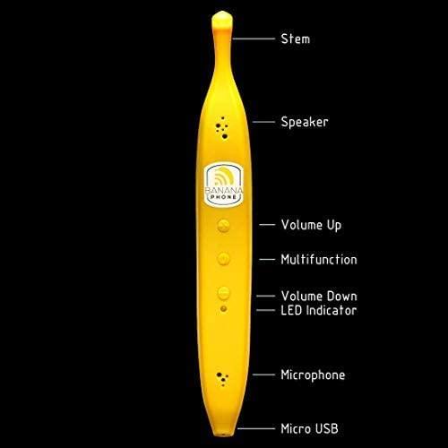 Banana Phone Banana Phone Bluetooth Handset for iPhone and Android Mobile Devices (Single Banana)