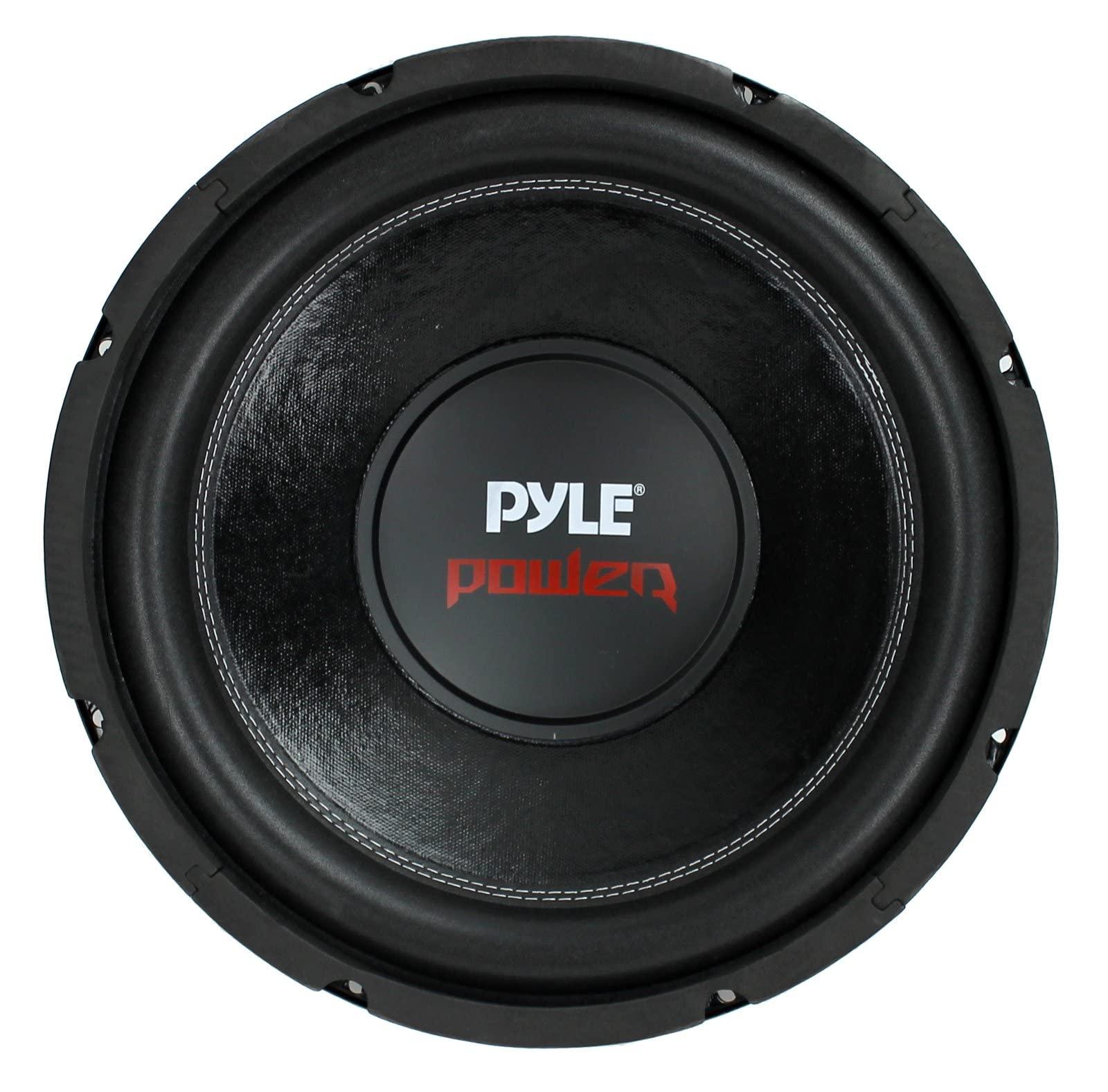 Pyle PYLE PLPW12D 12\" 1600W 4Ohm DVC Car Stereo Power Subwoofer Dual Coil (6 Pack)