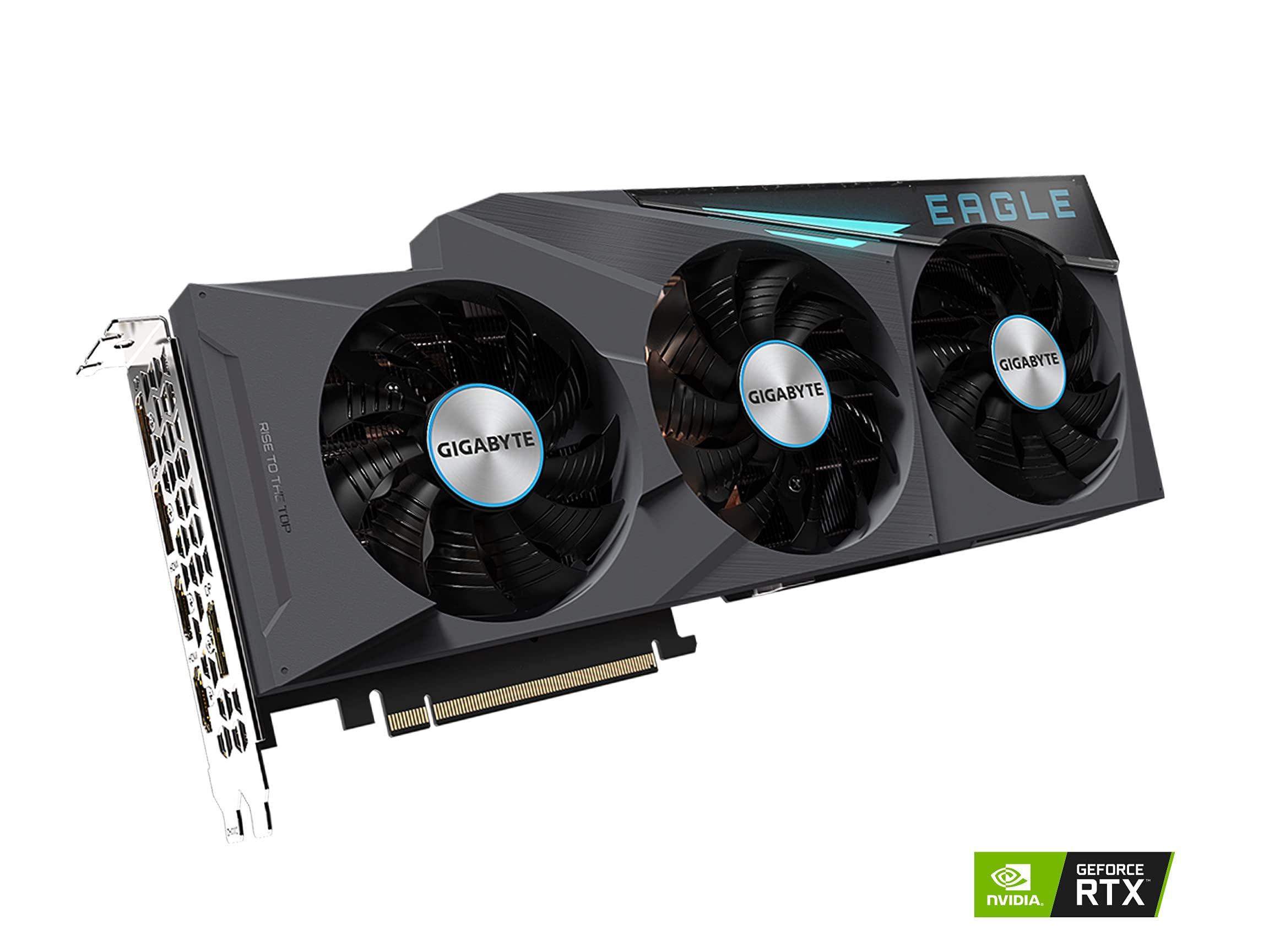 GIGABYTE GIGABYTE GeForce RTX 3080 Ti Eagle OC 12G Graphics Card, 3X Windforce Fans, 12GB 384-bit GDDR6X, GV-N308TEAGLE OC-12GD Video Card