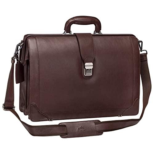 Mancini Milan Luxurious Litigator Briefcase Pocket for 17.3 Laptop