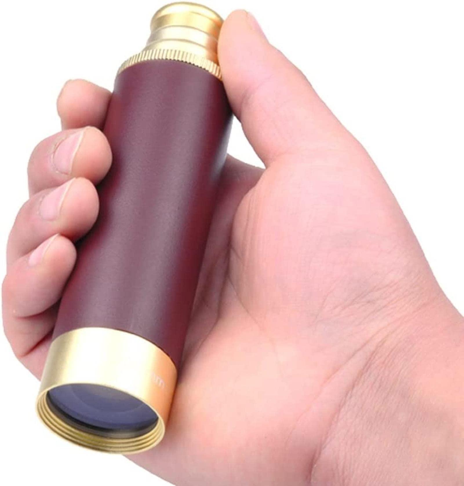 TSMBIKE TSMBIKE Monocular Telescope Monoculars for Adults 25x30mm/25X40mm Mini Pocket Foldable Waterproof Retro Vintage Telescope for Kids Adults