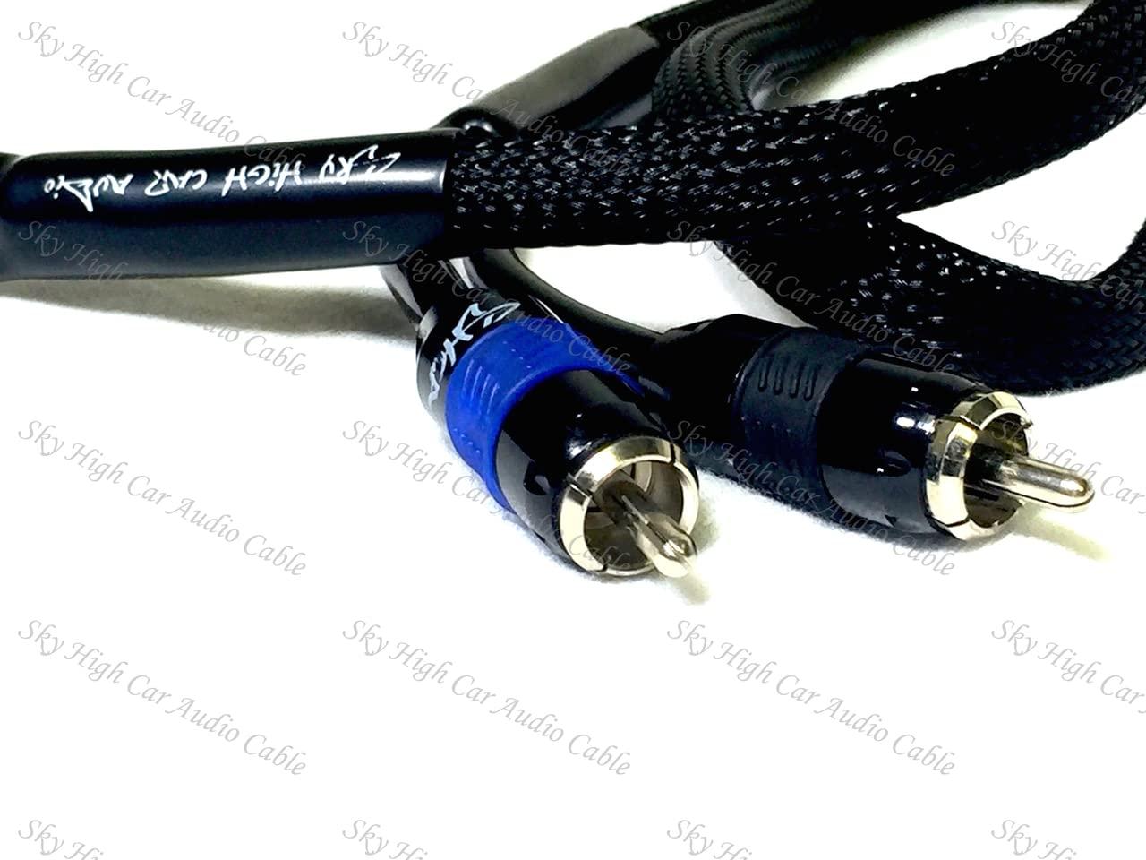 Sky High Car Audio Sky High Car Audio Premium 2-Channel RCA Cable - 20ft