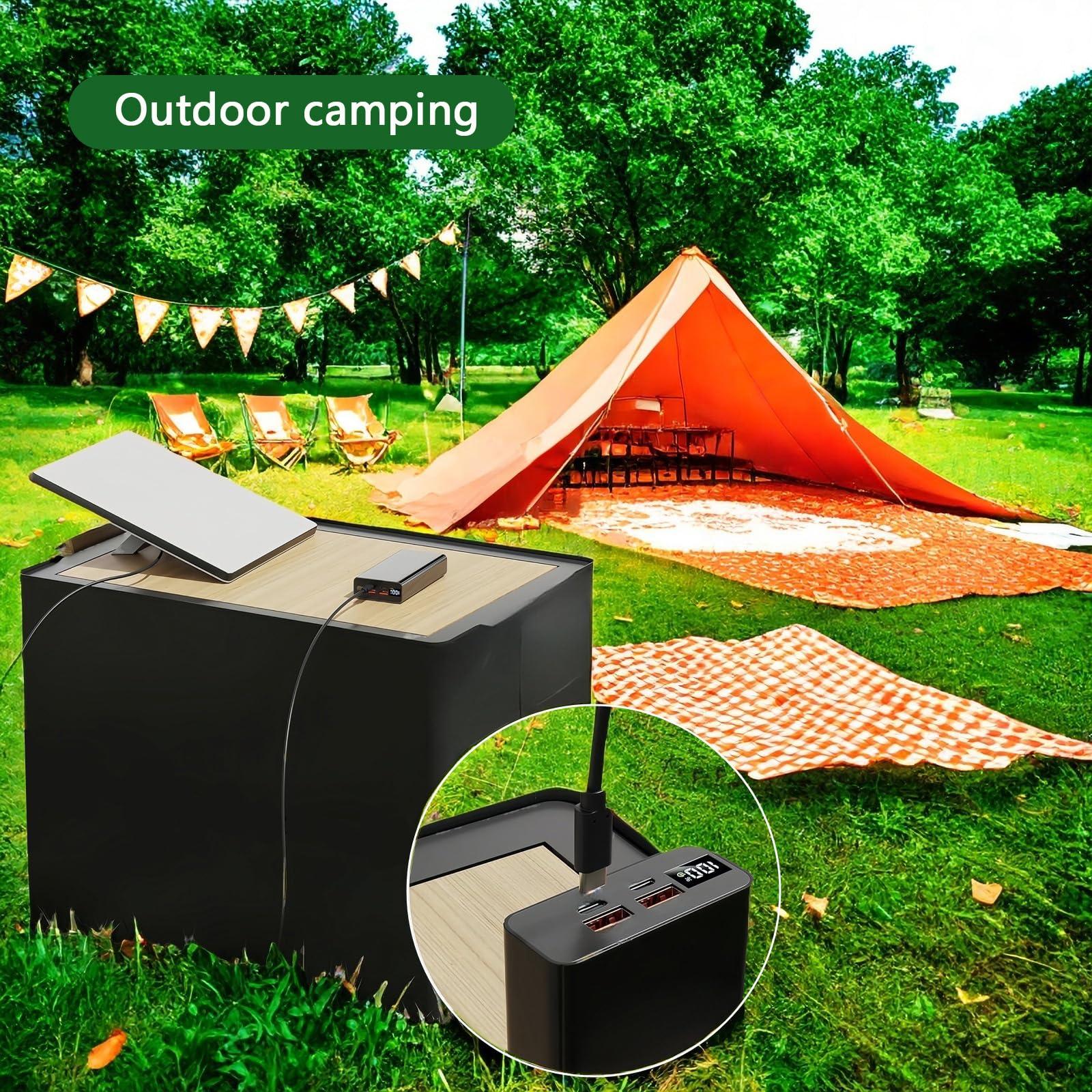 ISLOPU ISLOPU for Starlink Mini USB C to DC 5.5mm x 2.1mm Power Cord, USB C Input to DC 20V Output Power Charging Cable, Work with 60W+ PD Charger and PD Power Bank. for Starlink Mini and Laptop(20V)