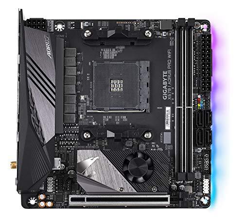 Gigabyte GIGABYTE X570 I AORUS Pro Wi-Fi (AMD Ryzen 3000/X570/Mini-Itx/PCIe4.0/DDR4/USB 3.1/Realtek ALC1220-Vb/DisplayPort 1.4/2xHDMI 2.0B/RGB Fusion 2.0/Gaming Motherboard)