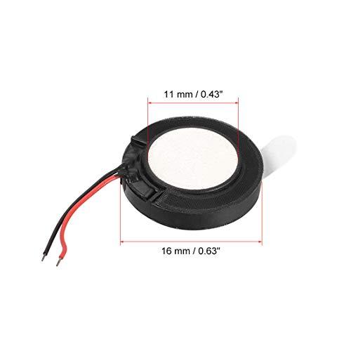uxcell uxcell 1W 8 Ohm 16mm Dia Speaker with Wire for Electronic Projects 2pcs