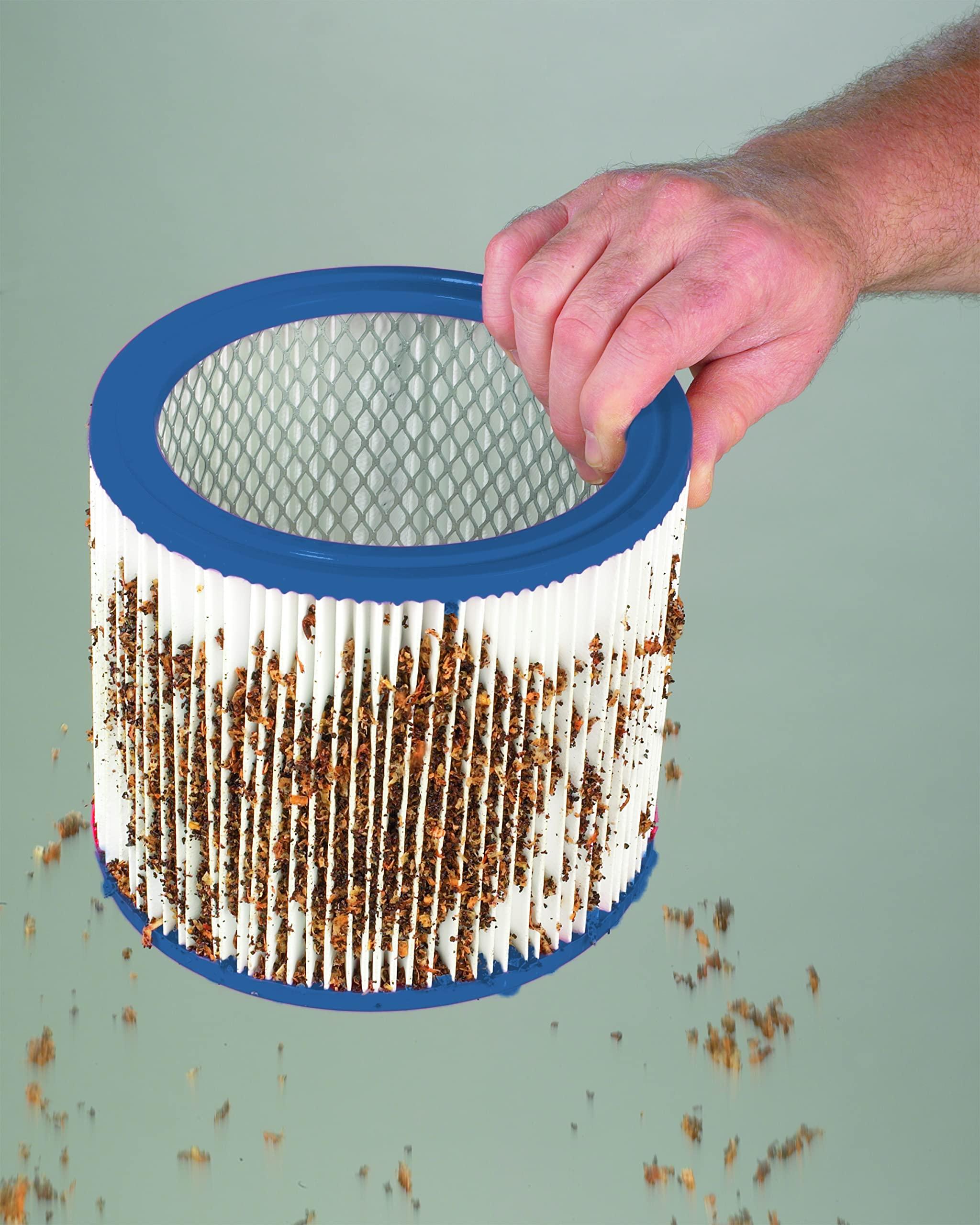 Shop-Vac Shop-Vac 9034033 HEPA Cartridge Filter, Fits Wet/Dry Shop-Vacs 5 Gallons and Above, Advanced Filtration, Ideal for Wet/Dry Use