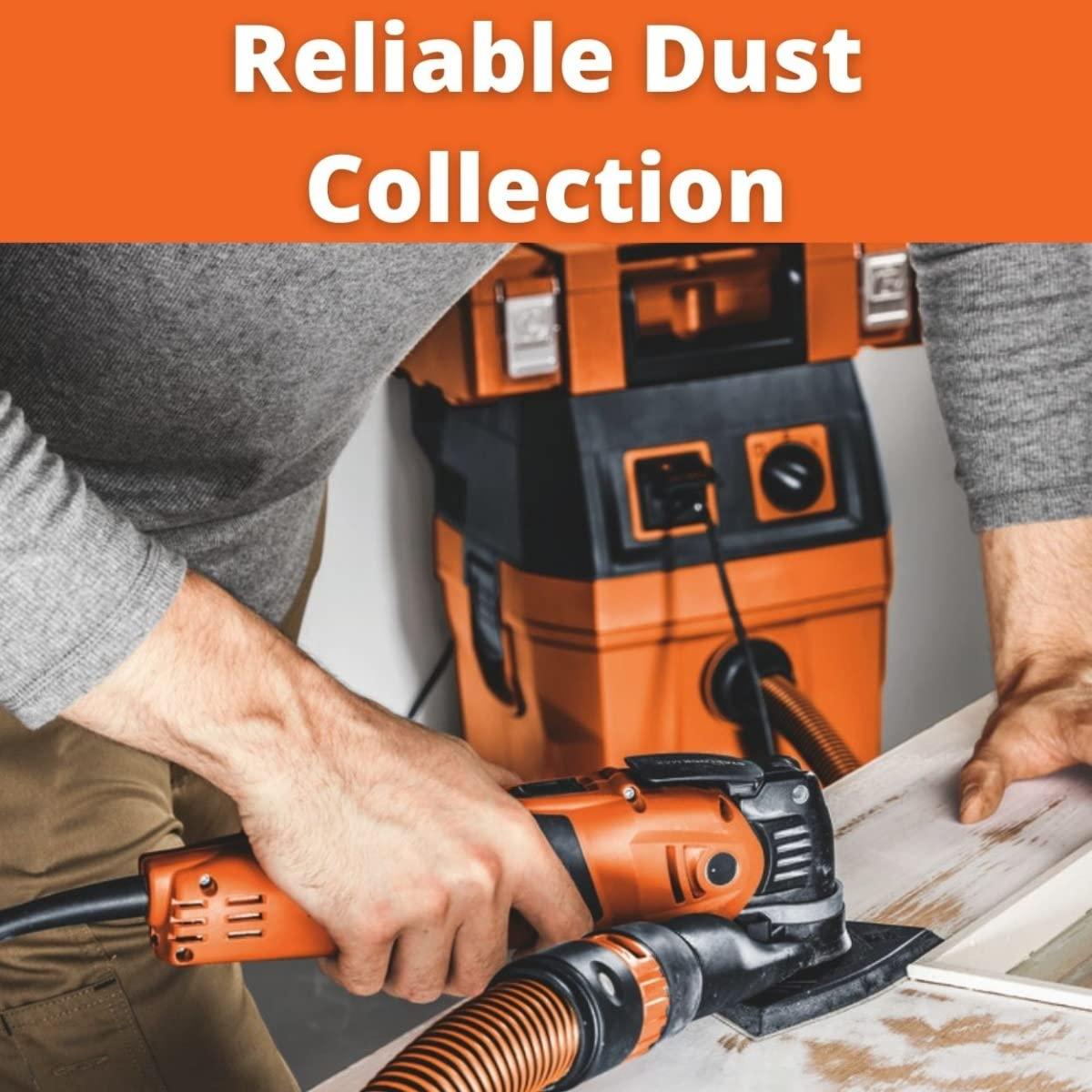 Fein Fein Turbo I Wet/Dry Dust Extractor - 5.8-Gallon Capacity, 151 CFM Suction, Anti-Static System, Quiet 66 dB Operation - Includes Hose and Filter - 92035236090