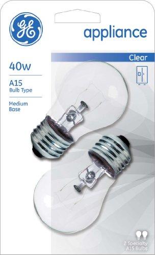 GE Lighting GE Lighting 76579 Appliance 40-Watt, 415-Lumen A15 Light Bulb with medium Base, 4-Pack