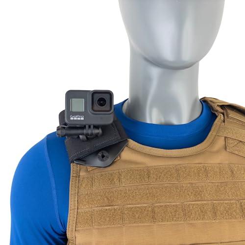 STUNTMAN STUNTMAN Vest Mount - for Non-Inflatable Life Vests, Tactical Vests and Other Gear with Wide Straps - Fits GoPro, DJI Osmo (Action 5 Pro, 4, 3, 2), Insta360 (Ace Pro, Ace, ONE RS, ONE R), and Others