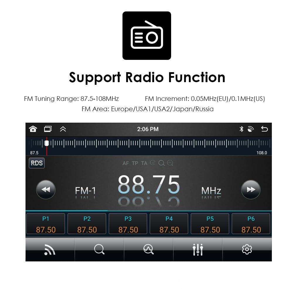 RoverOne RoverOne Car Stereo CarPlay Head Unit for Renault Clio 3 2005-2014 Android Auto Touch Screen Sat Navi Bluetooth WiFi Radio Player