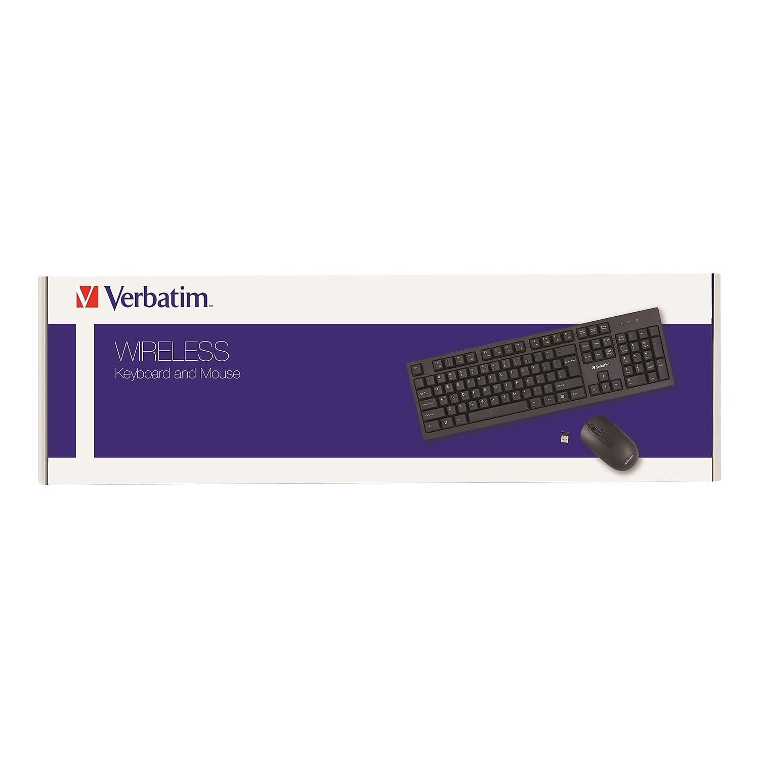 Verbatim Verbatim USB Wireless Keyboard and Mouse Combo
