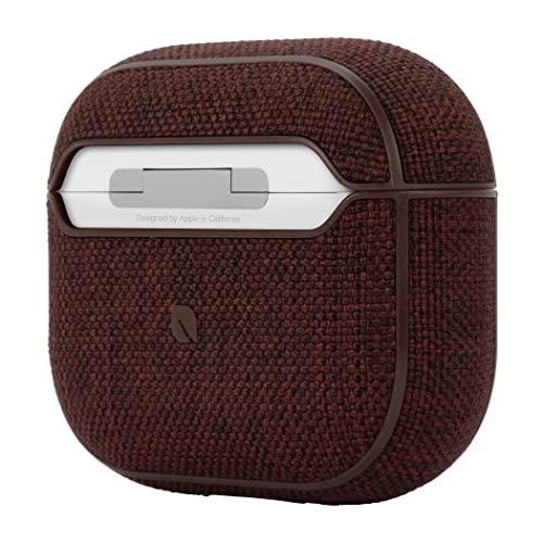 Incase Incase Airpods Case in Woolenex - Airpod 3rd Gen Case - Durable, Lightweight and Protective Cover with Premium Fabric, Scratch-Resistant Design, and Precision Fit for Everyday Use - Deep Red