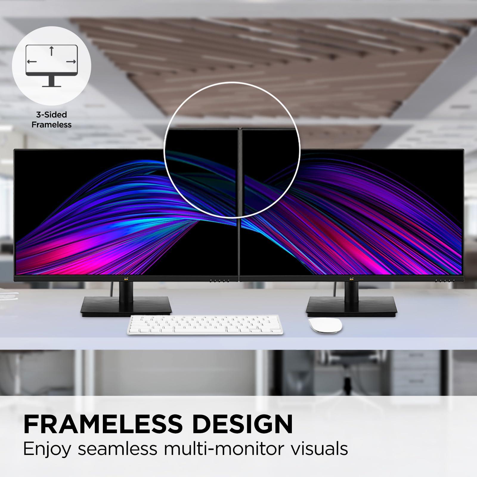 ViewSonic ViewSonic VA2709M 27 Inch IPS Full HD 1080p Monitor with 100Hz, Thin Bezels, Eye Care, HDMI, VGA Inputs for Home and Office