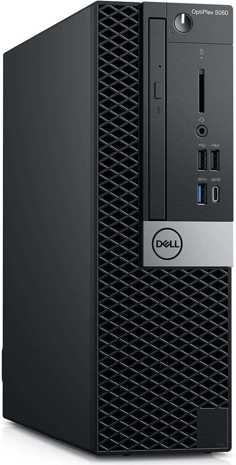 Dell Dell OptiPlex 5060 SFF Bussines Desktop Computers, Intel 6-Core i5-8500 3.10 GHz, 32GB DDR4 Ram, 1TB SSD, Keyboard & Mouse, WiFi, 4K Support, Win 11 Pro, Black (Renewed)