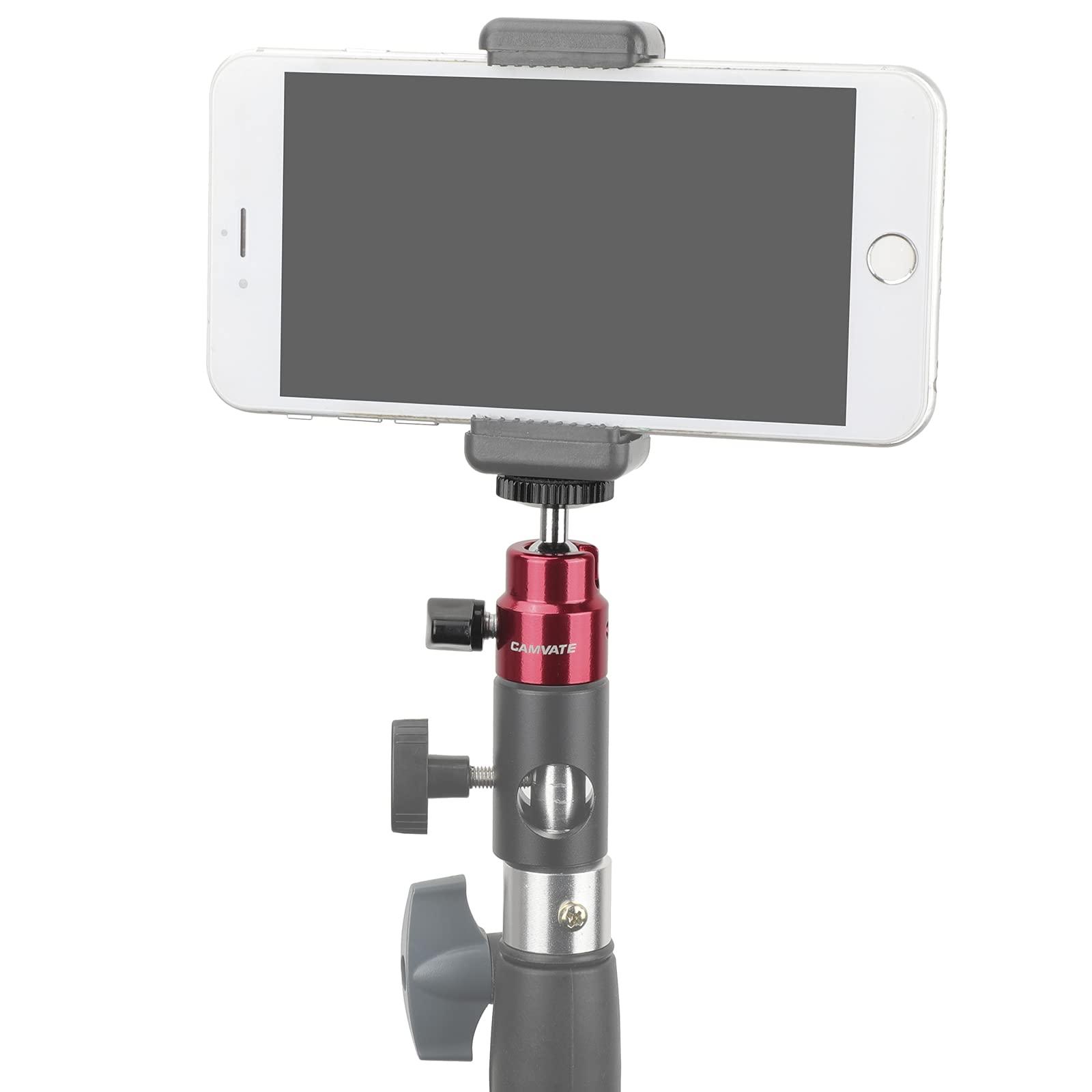 CAMVATE CAMVATE Versatile Ball Head Support with 1/4"-20 Thread for Monitor/Flash Light Mount - 2879
