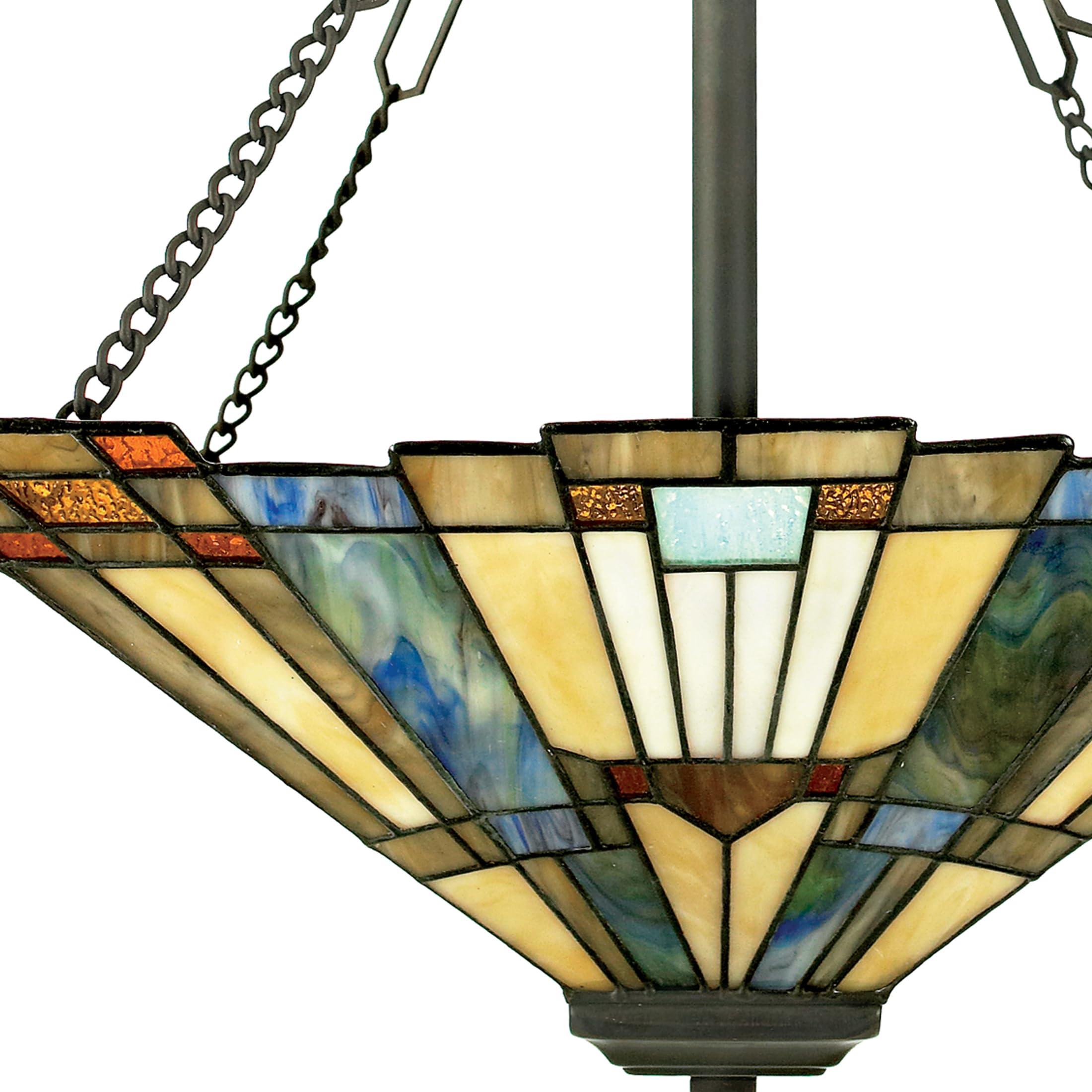 Quoizel Quoizel Inglenook 3-Light Valiant Bronze Pendant Light